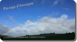 Paysages d'Auvergne - Arc en ciel